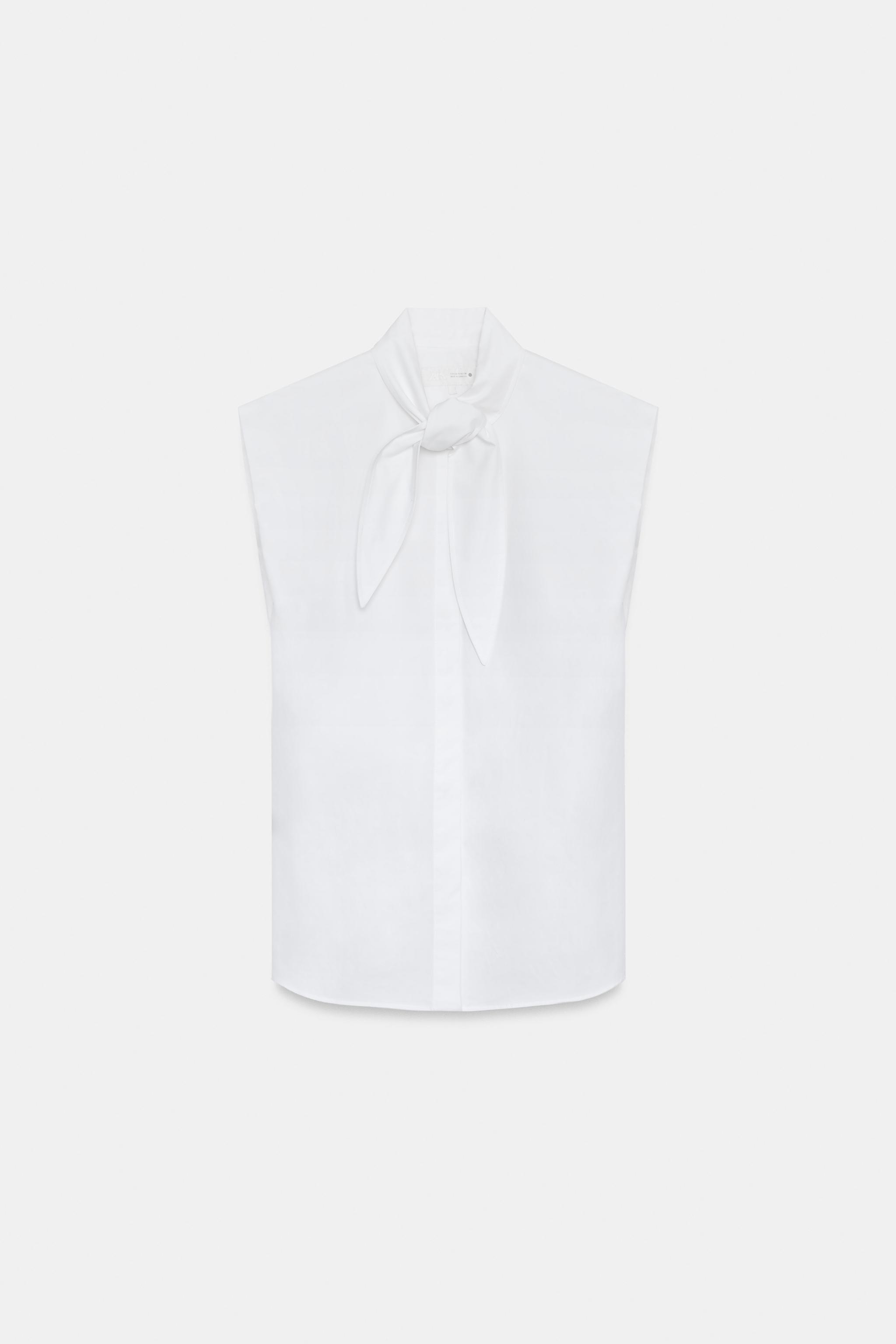 CHEMISE À RAYURES AVEC NŒUDS ZW COLLECTION